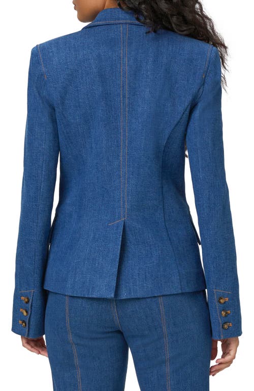 PAIGE PAIGE CANDACE STRETCH DENIM BLAZER