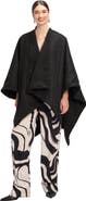 DIARRABLU Double-Layered Wrap Cape Noir