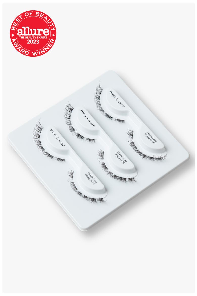 False Lashes Set, Alternate, color, BLACK