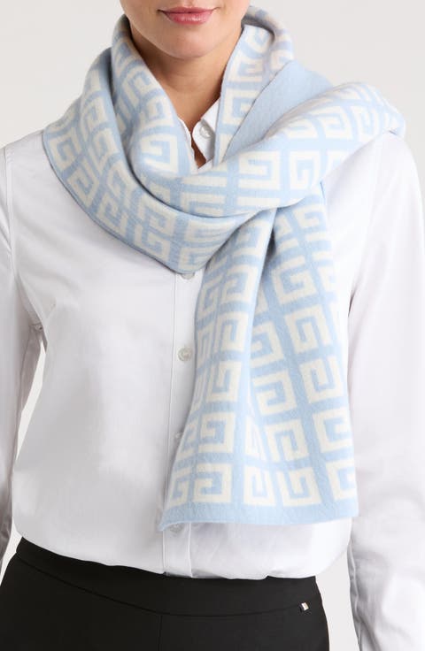 Logo Double Face Scarf