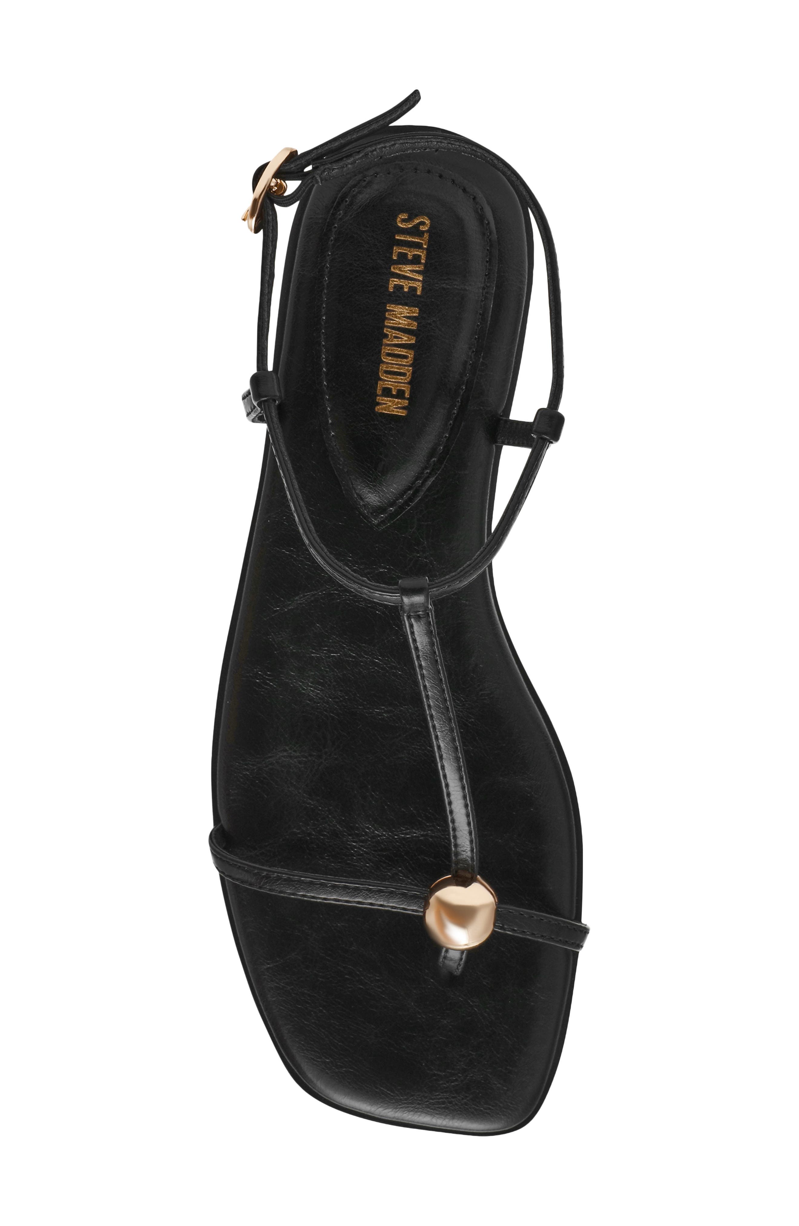 Steve Madden Ritzy Thong Sandal, Alternate, color, Black