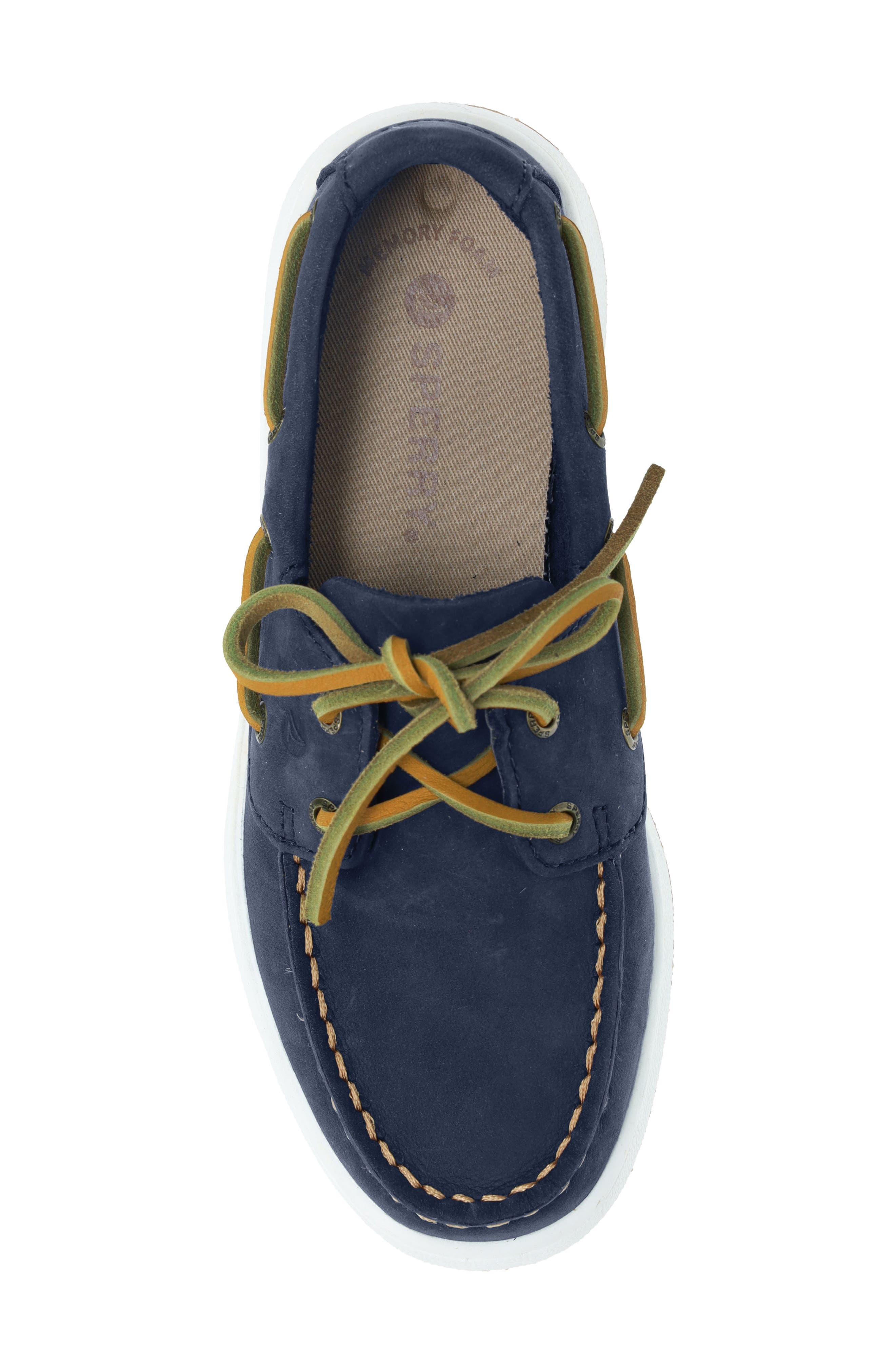 Sperry Kids' Cup II Boat Shoe, Alternate, color, Mid Blue