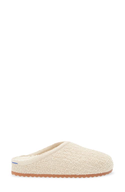 Rothys Rothy's The Cozy Faux Shearling Lined Clog In Neutral