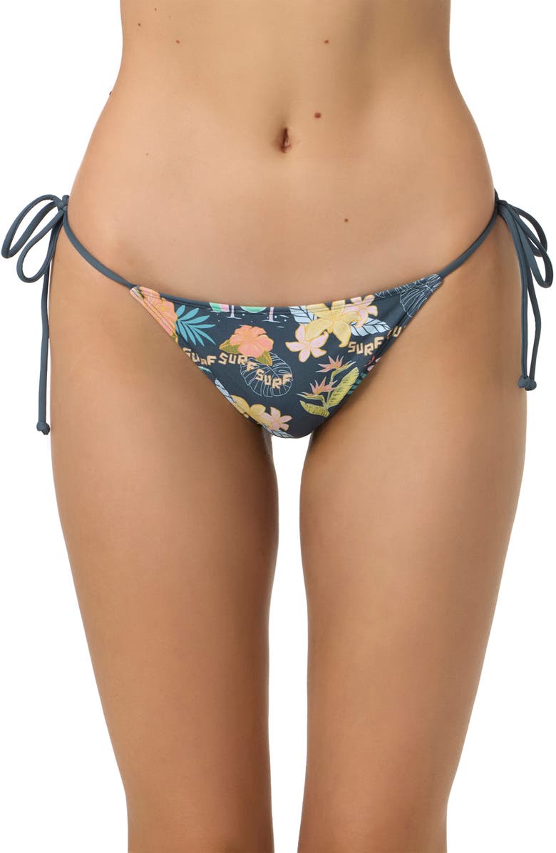 O'Neill Loindaflow Maracas Bikini Bottoms, Main, color, Slate