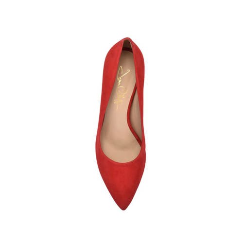 Joan Oloff Shoes Deborah Pump In Red