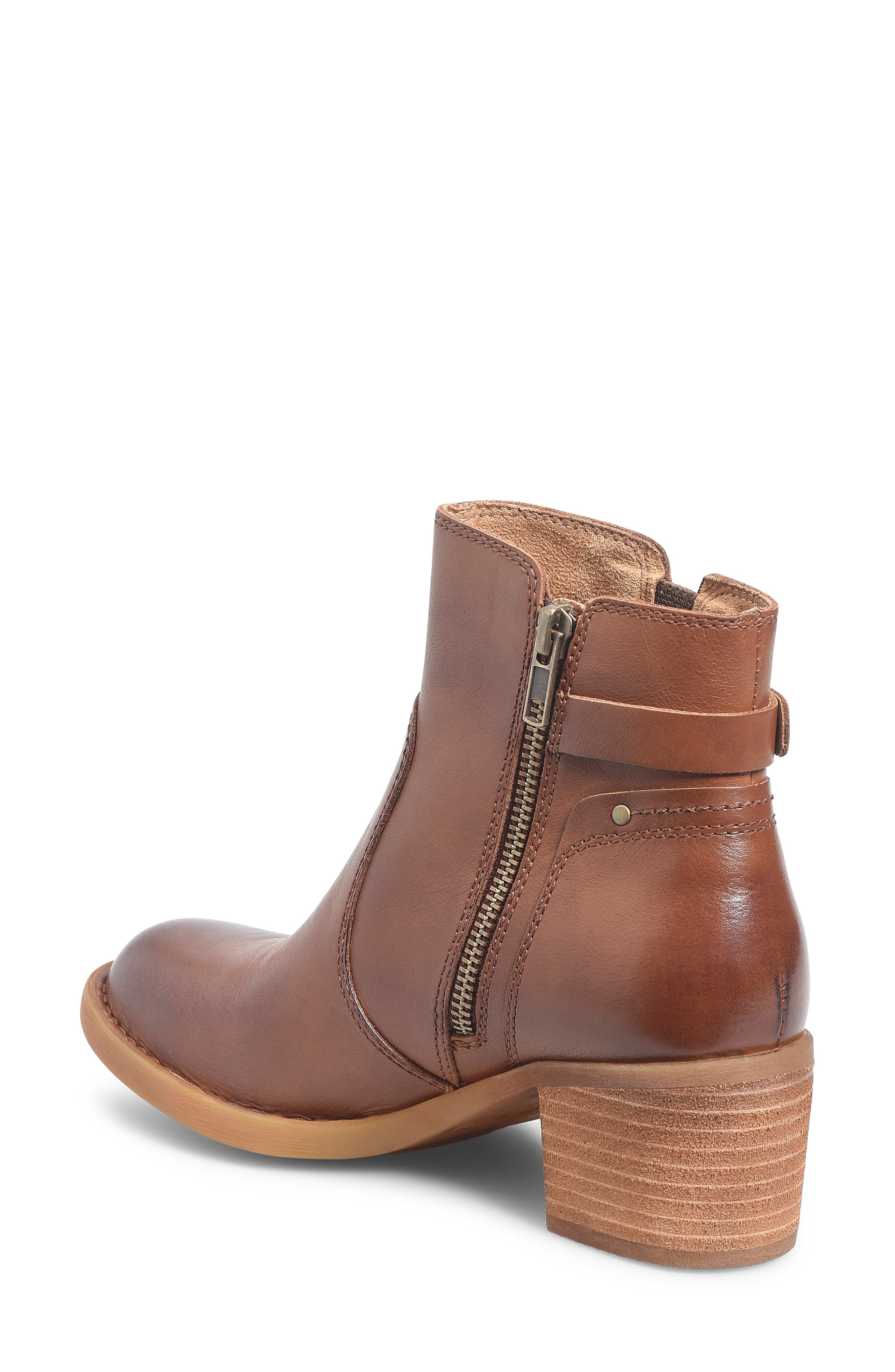 Reis Bootie, Alternate, color, DARK BROWN LEATHER
