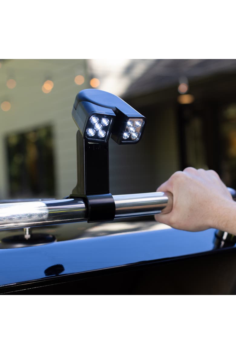 Fully Adjustable LED Grill Light, Alternate, color, Black