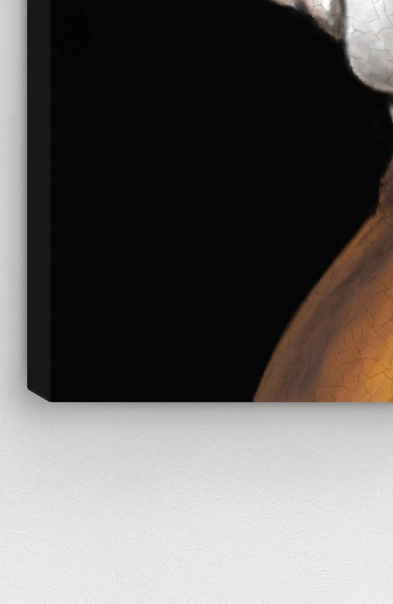 Oliver Gal Dog with the Pearl Earring Canvas Wall Art, Alternate, color, 