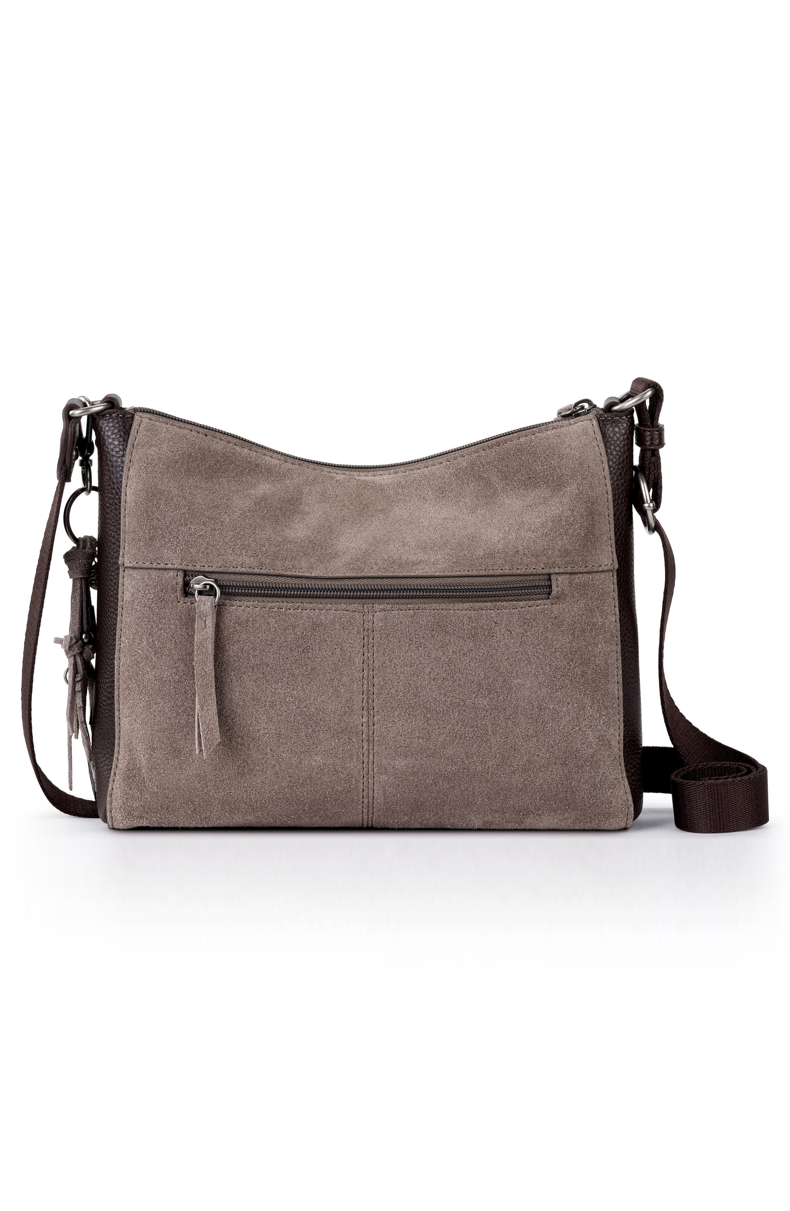Alameda Leather Crossbody Bag, Alternate, color, MSHRM SUED