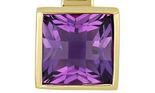Bony Levy Color 14k Gold Amethyst Pendant Necklace In Purple