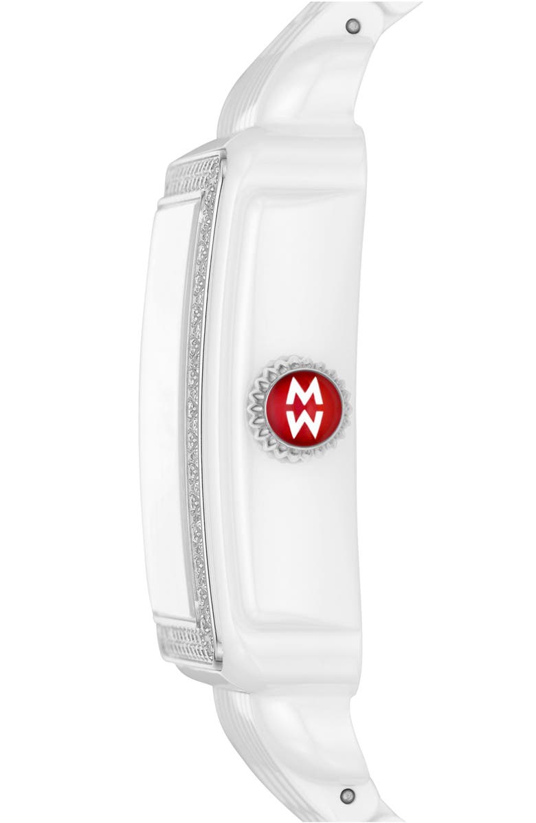 MICHELE Deco Madison Diamond Bracelet Watch, 33mm, Alternate, color, 
