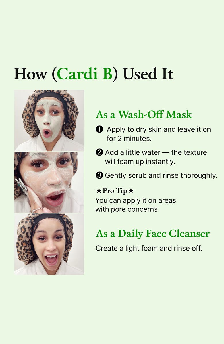 Fully Green Tomato Clay Mask Cleanser, Alternate, color, 