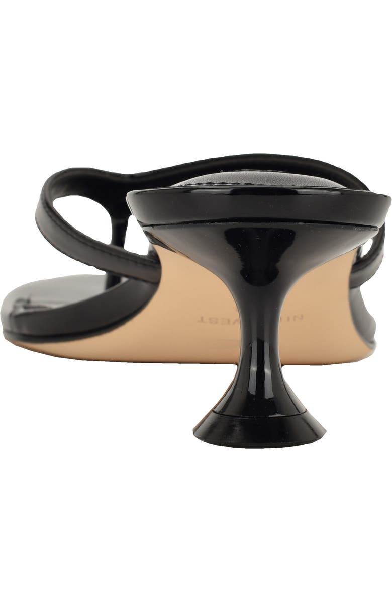 Nine West Cruise Kitten Heel Flip Flop, Alternate, color, Black