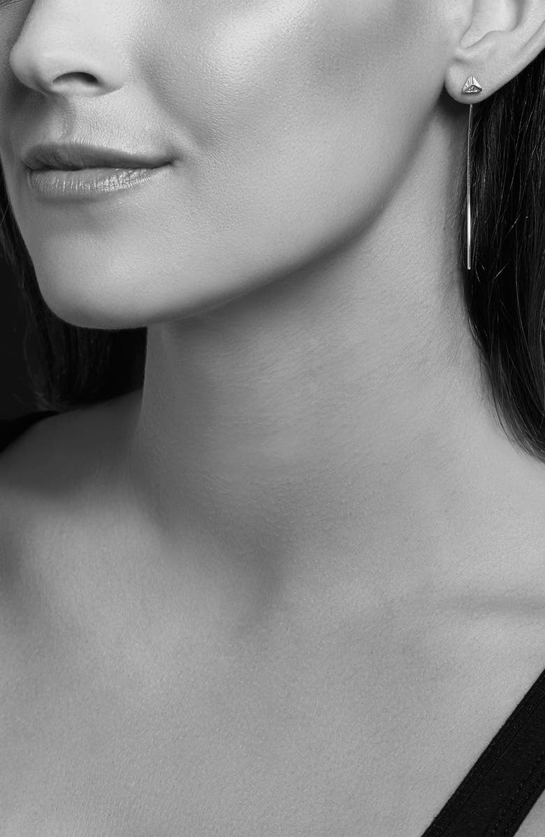 LAGOS Diamond Small Pyramid Threader Earrings, Alternate, color, 