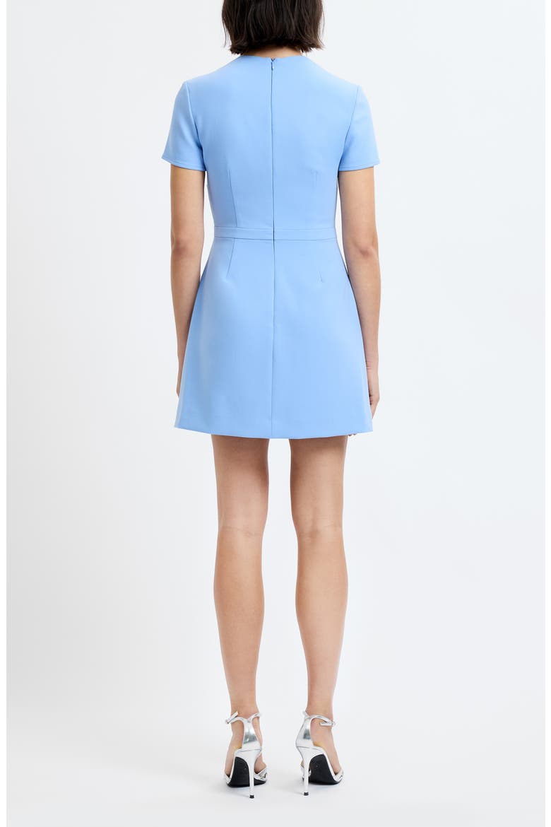 Whisper Square Neck Minidress, Alternate, color, BLUE HYDRANGEA