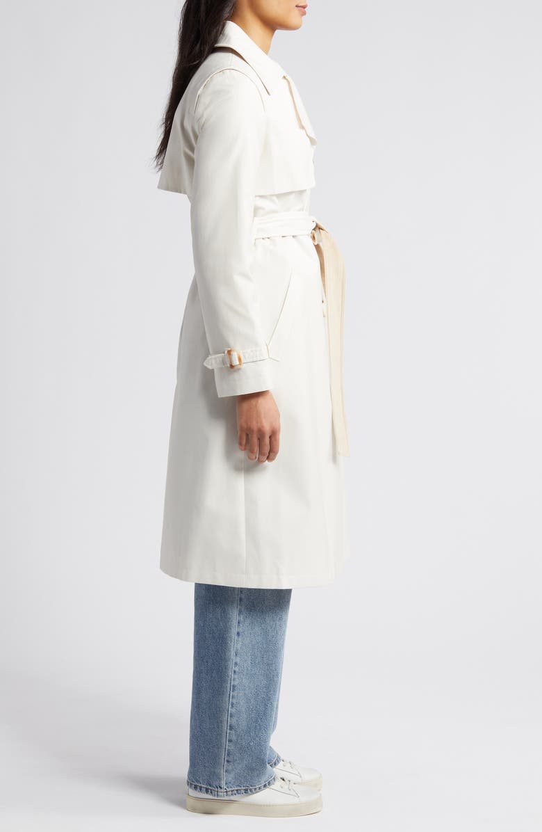 Sam Edelman Corduroy Contrast Trench Coat, Alternate, color,