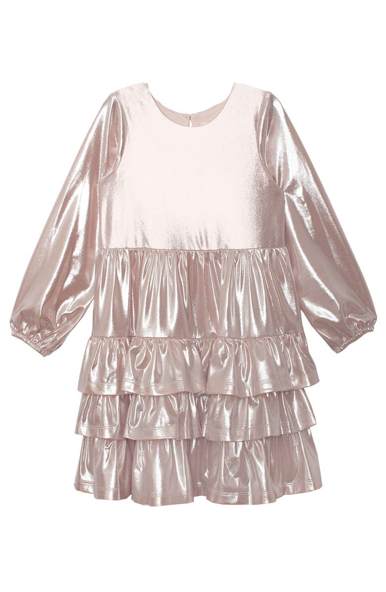 Isobella
Chloe Golden Glow Long Sleeve Dress, Main, color, Pink