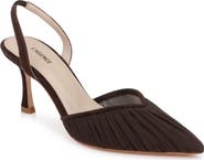 L'AGENCE Bowery Pointed Toe Slingback Pump