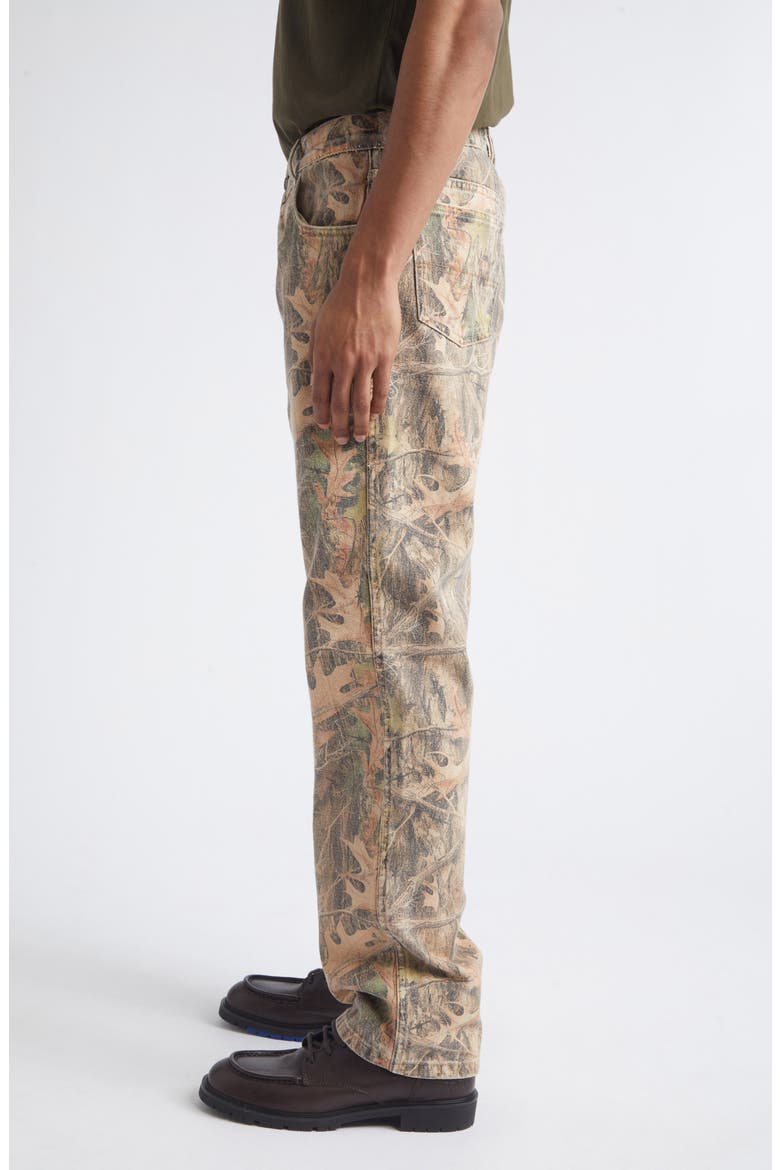 Standard Studded Slim Straight Leg Jeans, Alternate, color, REALTREE CAMO