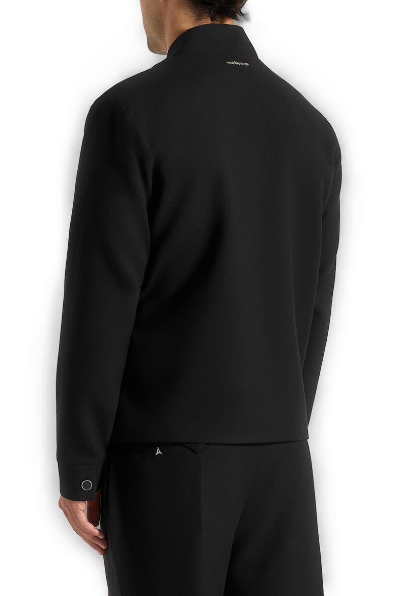 Robin Textured Wrap Jacket, Alternate, color, Black