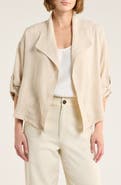 MAX STUDIO Textured Drape Jacket
