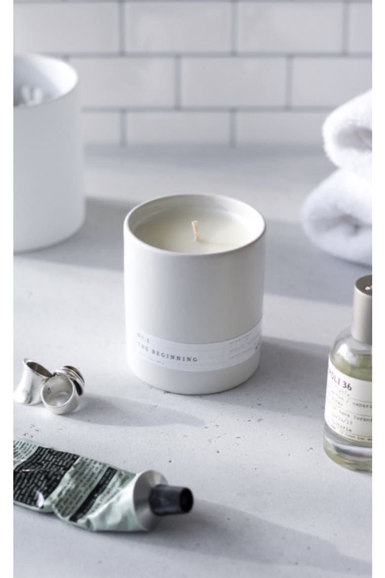 No. 1 The Beginning Candle, Alternate, color, White