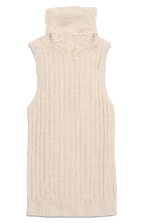 Ben Sleeveless Turtleneck Sweater