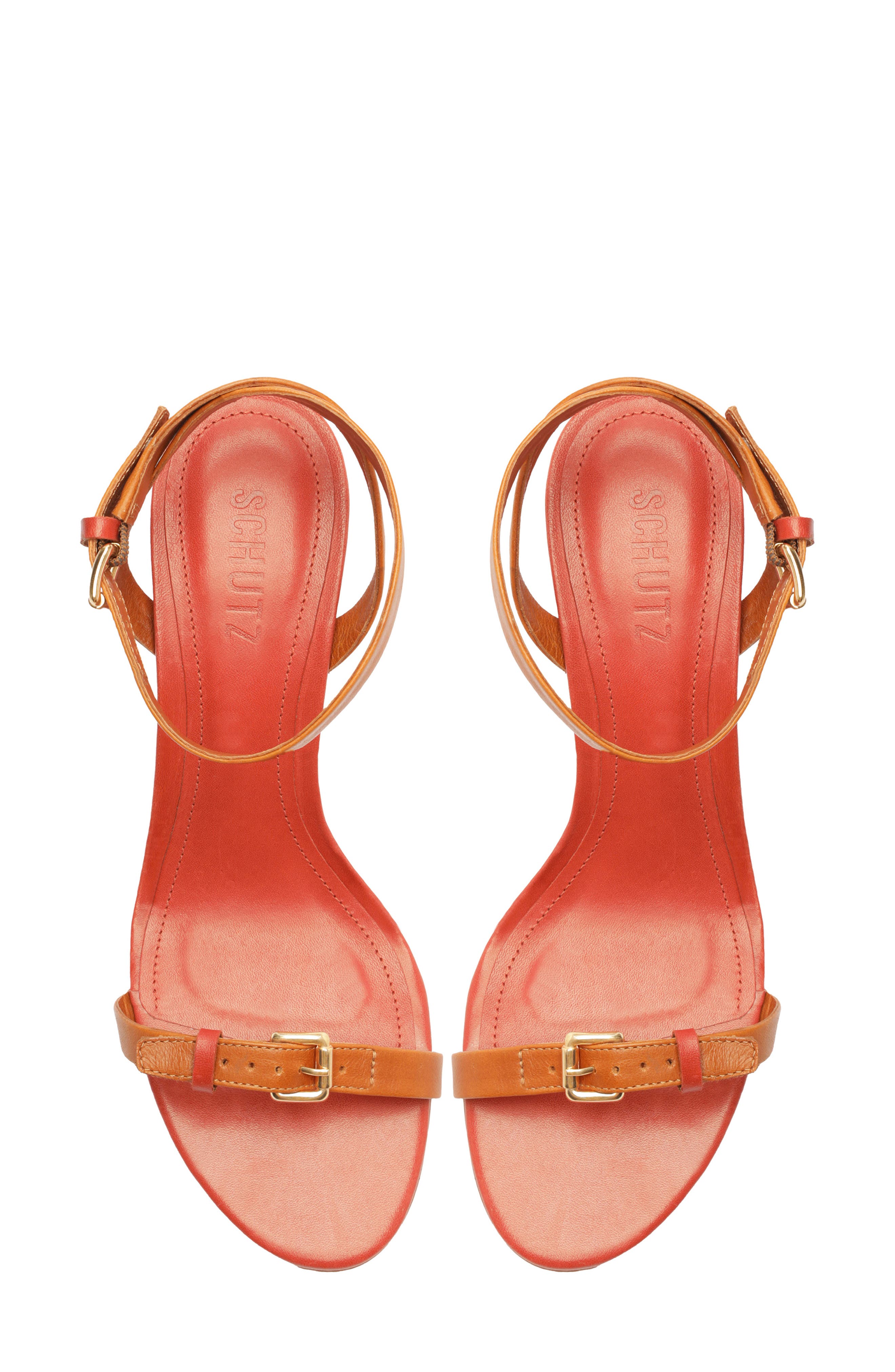 Schutz Aurora Mid Ankle Strap Sandal, Alternate, color, 