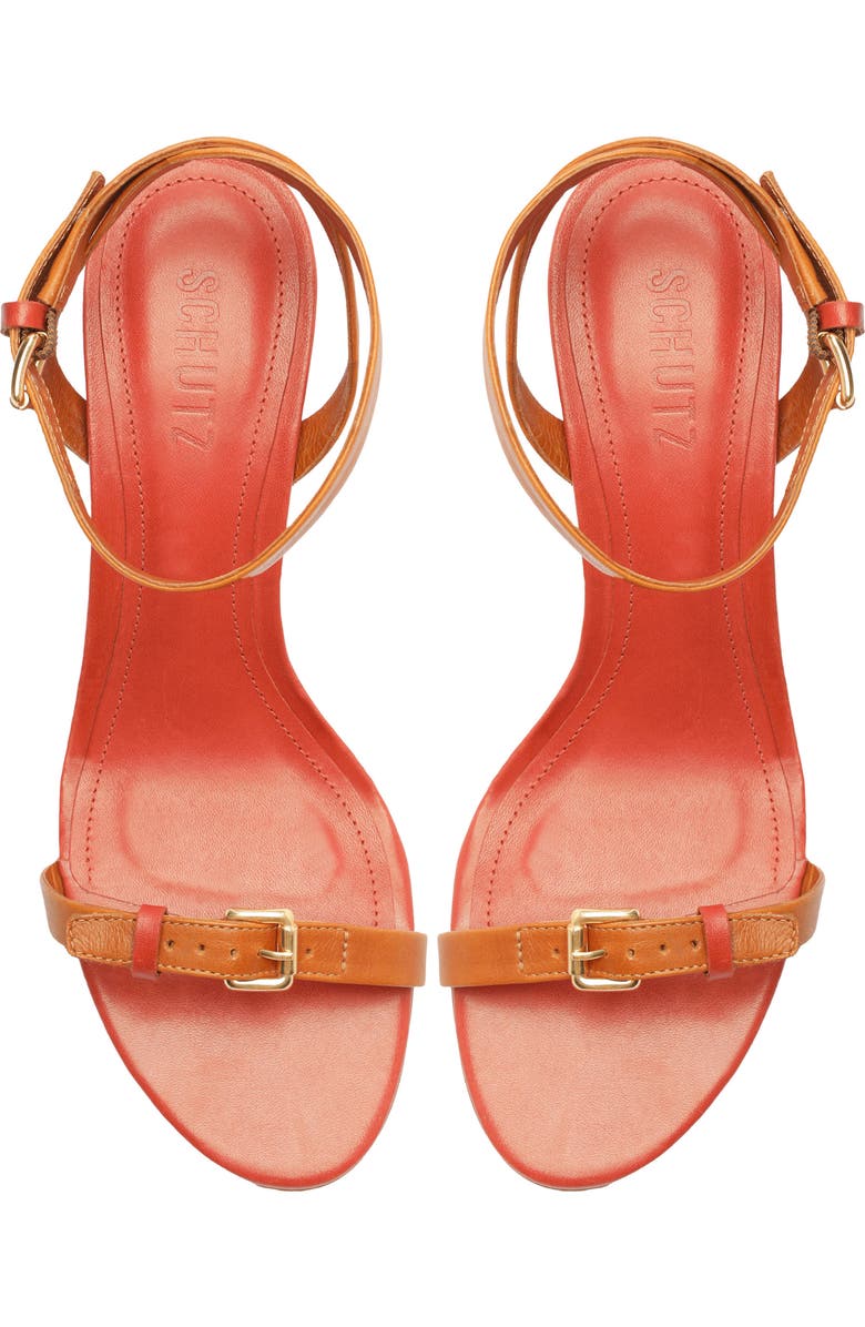 Schutz Aurora Mid Ankle Strap Sandal, Alternate, color,