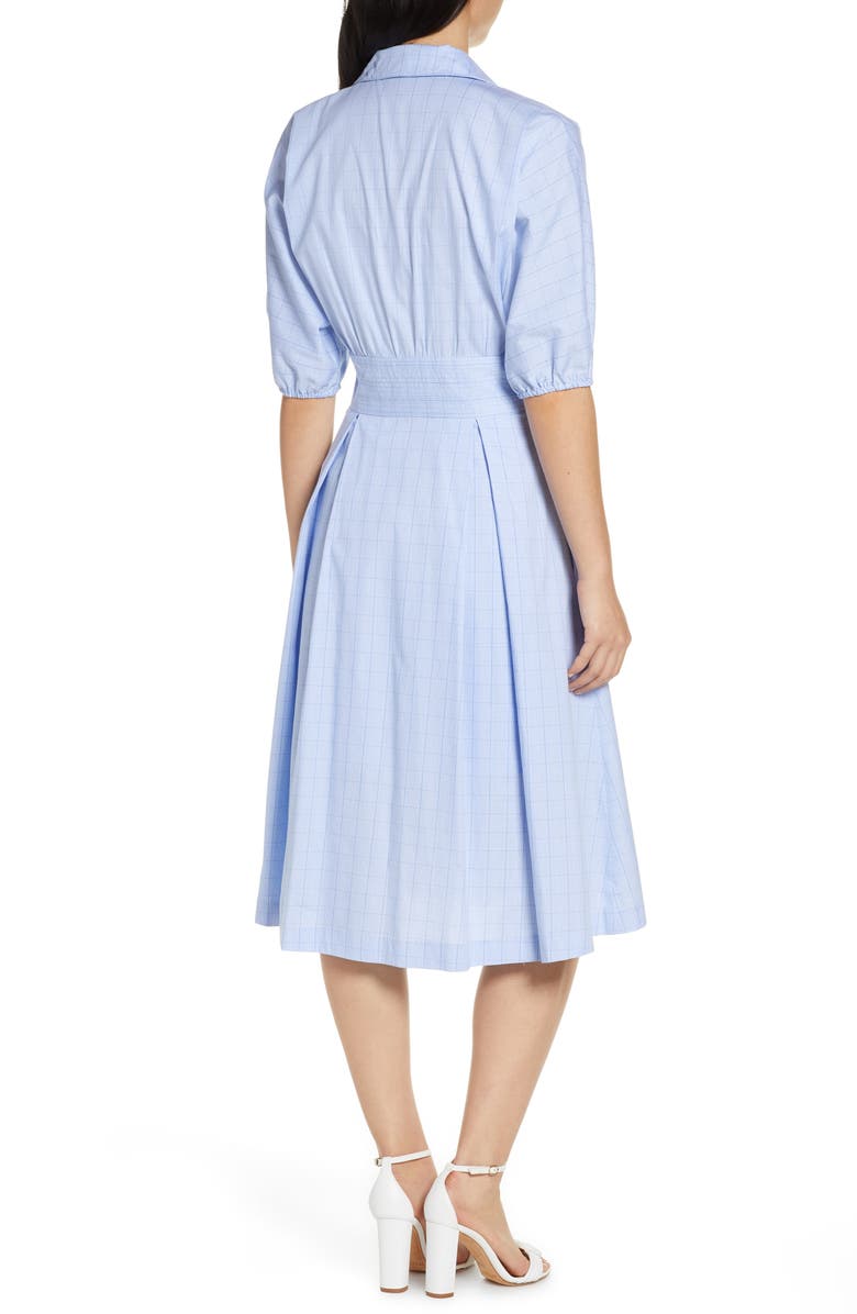 Eliza J Short Sleeve Shirt Dress, Alternate, color, 
