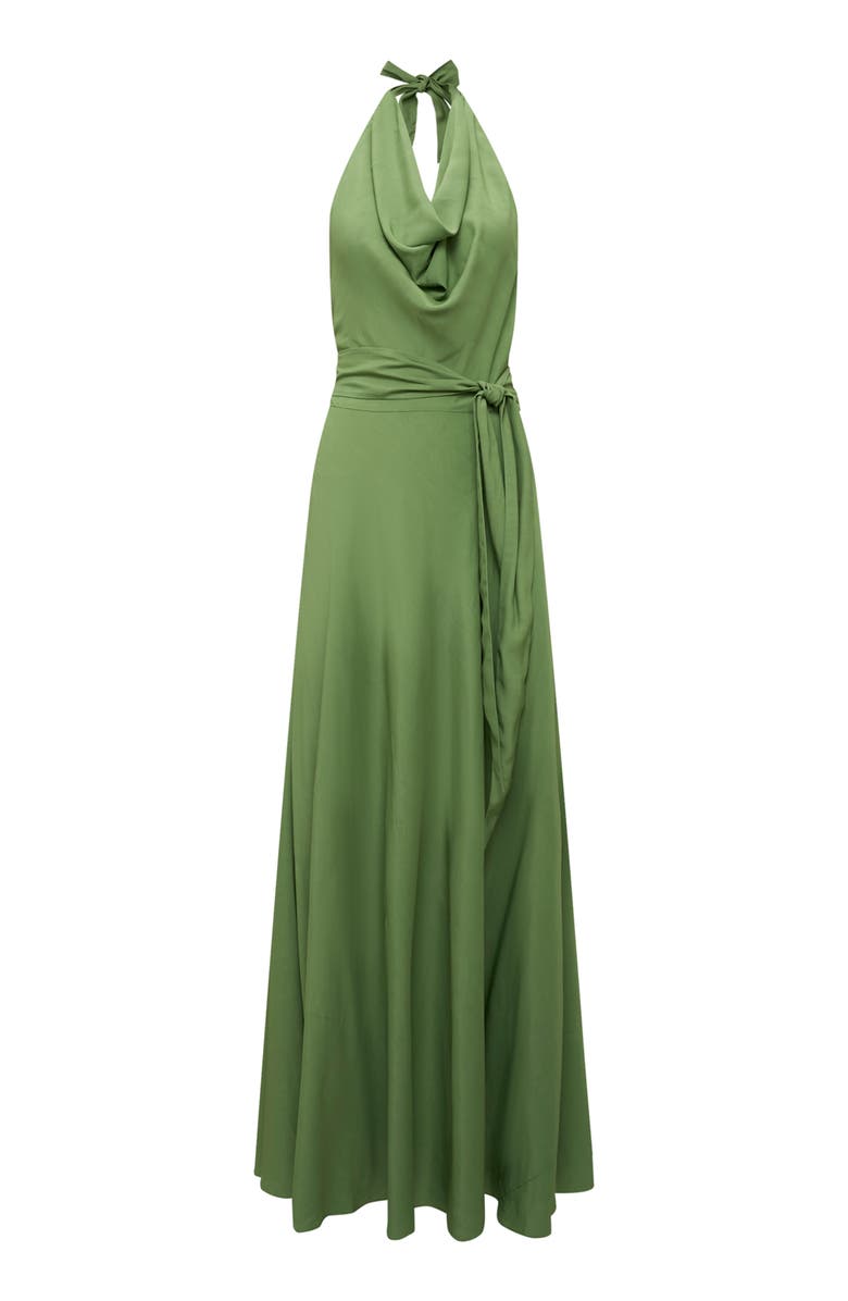 DVF McKibbin Halter Neck Maxi Dress, Alternate, color,
