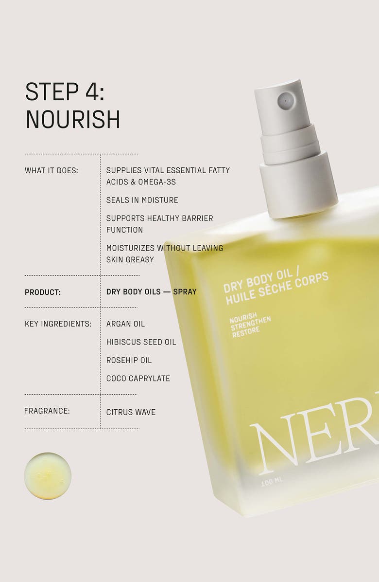 NERRĀ Neroli Note The Dry Body Oil, Alternate, color,