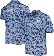 Columbia Men's Columbia Carolina Blue North Carolina Tar Heels Super Terminal Tackle Omni-Shade Polo