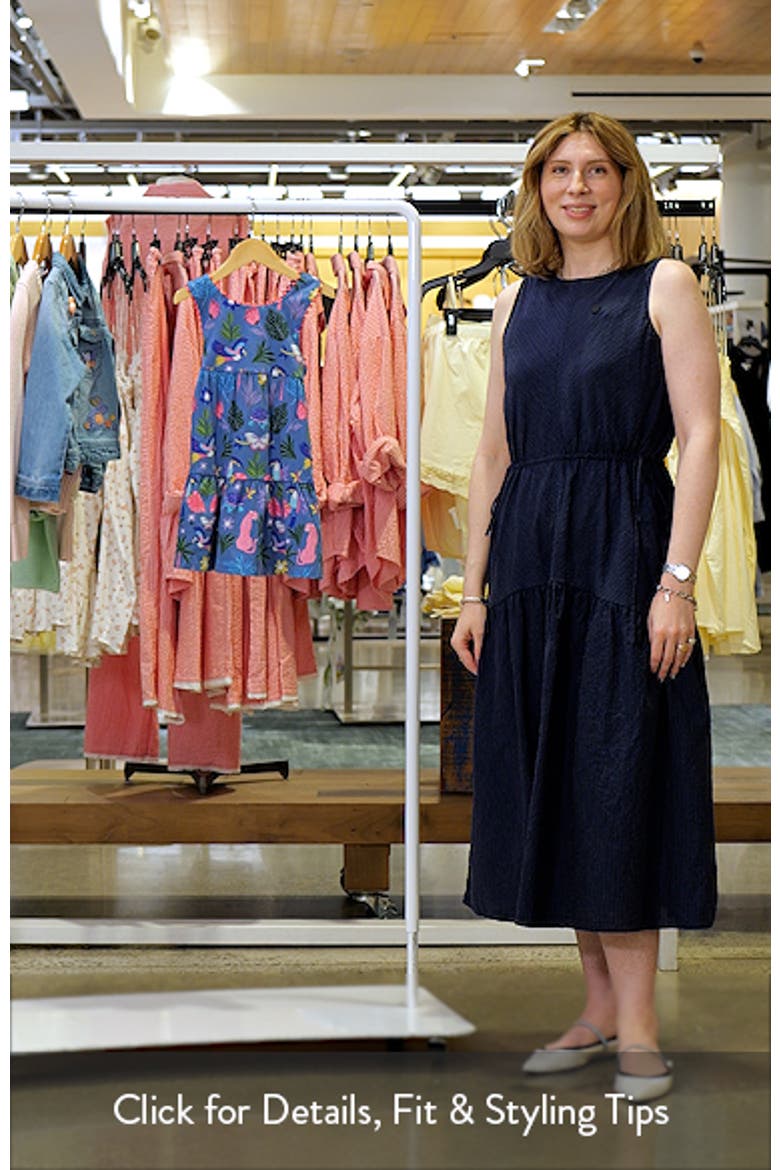 Kids' Cross Back Cotton Jersey Dress video