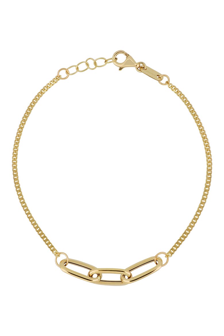 14K Gold Chain Bracelet (Nordstrom Exclusive), Main, color, 14K YELLOW GOLD