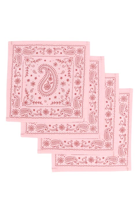 Bandana Set of 4 Cocktail Napkins