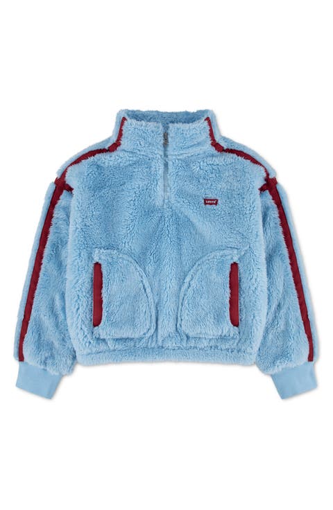 Kids' High-Pile Fleece Half Zip Pullover