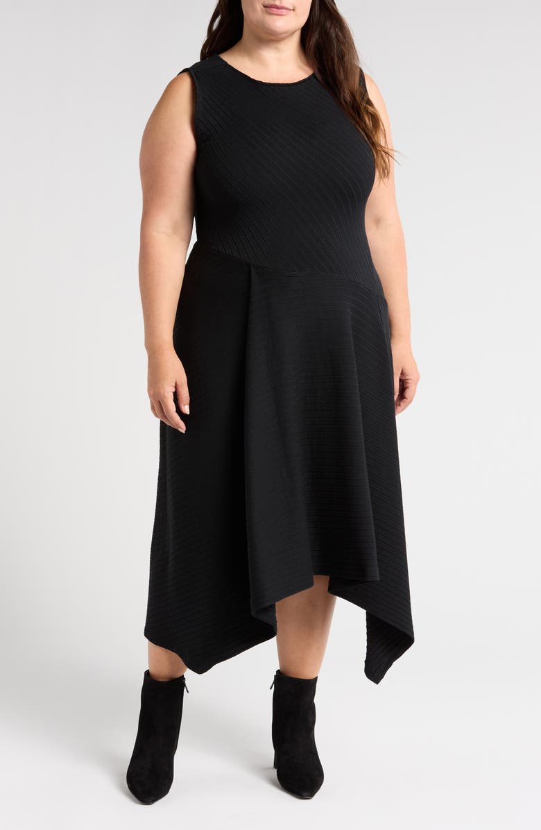 Universal Standard Chryssa Rib Handkerchief Hem Dress, Main, color, 