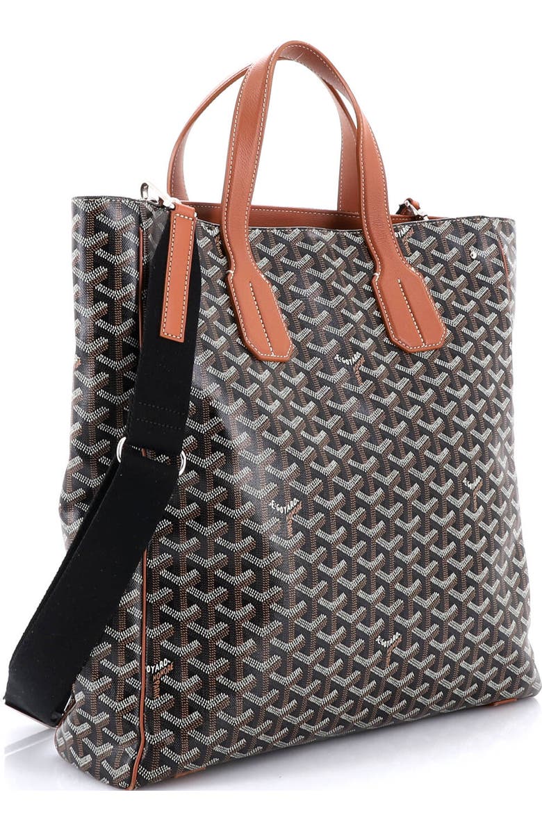 Pre-Owned Goyard Voltaire III Tote Coated Canvas, Alternate, color, Brown