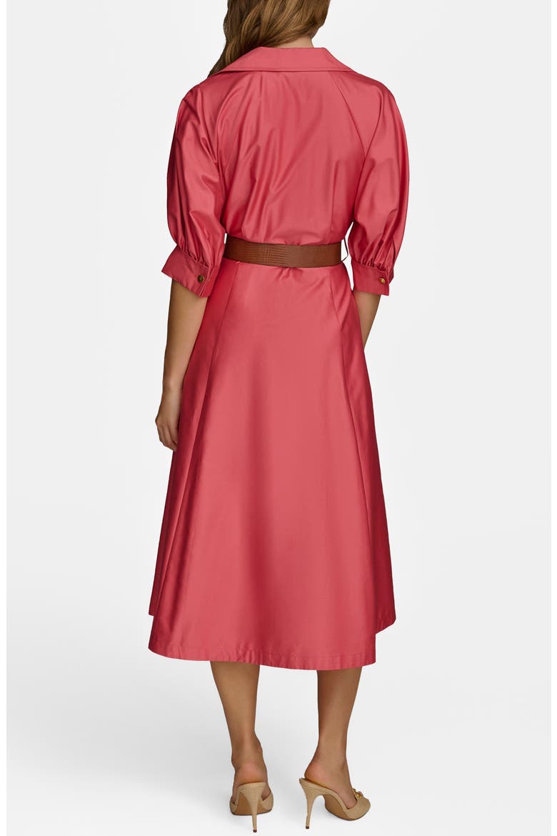 Cotton Midi Shirtdress, Alternate, color, ROSE QUART