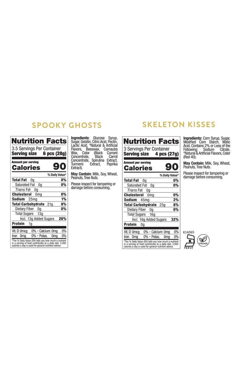 sugarfina Sugar Skull 2-Cube Candy Bento Box Duo, Alternate, color, 