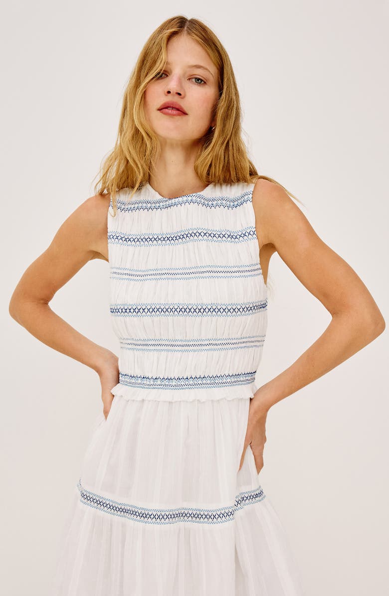 Rails Elia Sleeveless Minidress, Alternate, color, White