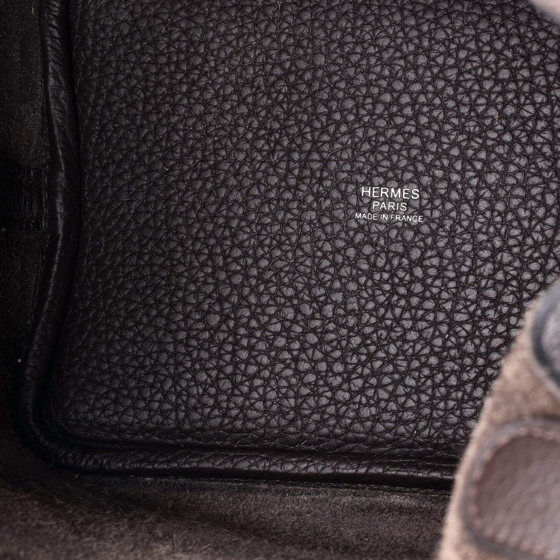 Pre-Owned Hermes Picotin Lock Bag Clemence PM, Alternate, color, Ebene