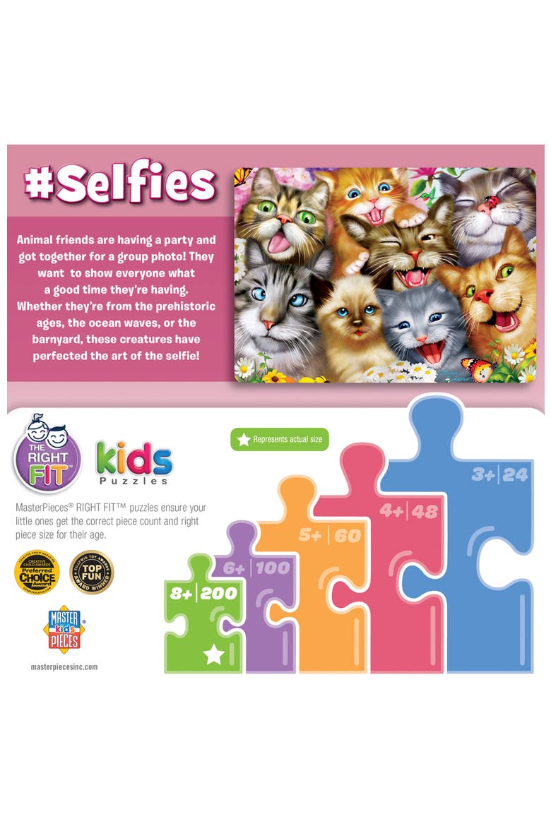 Pretty Kitties 200 Piece Jigsaw Puzzle, Alternate, color, Multicolor