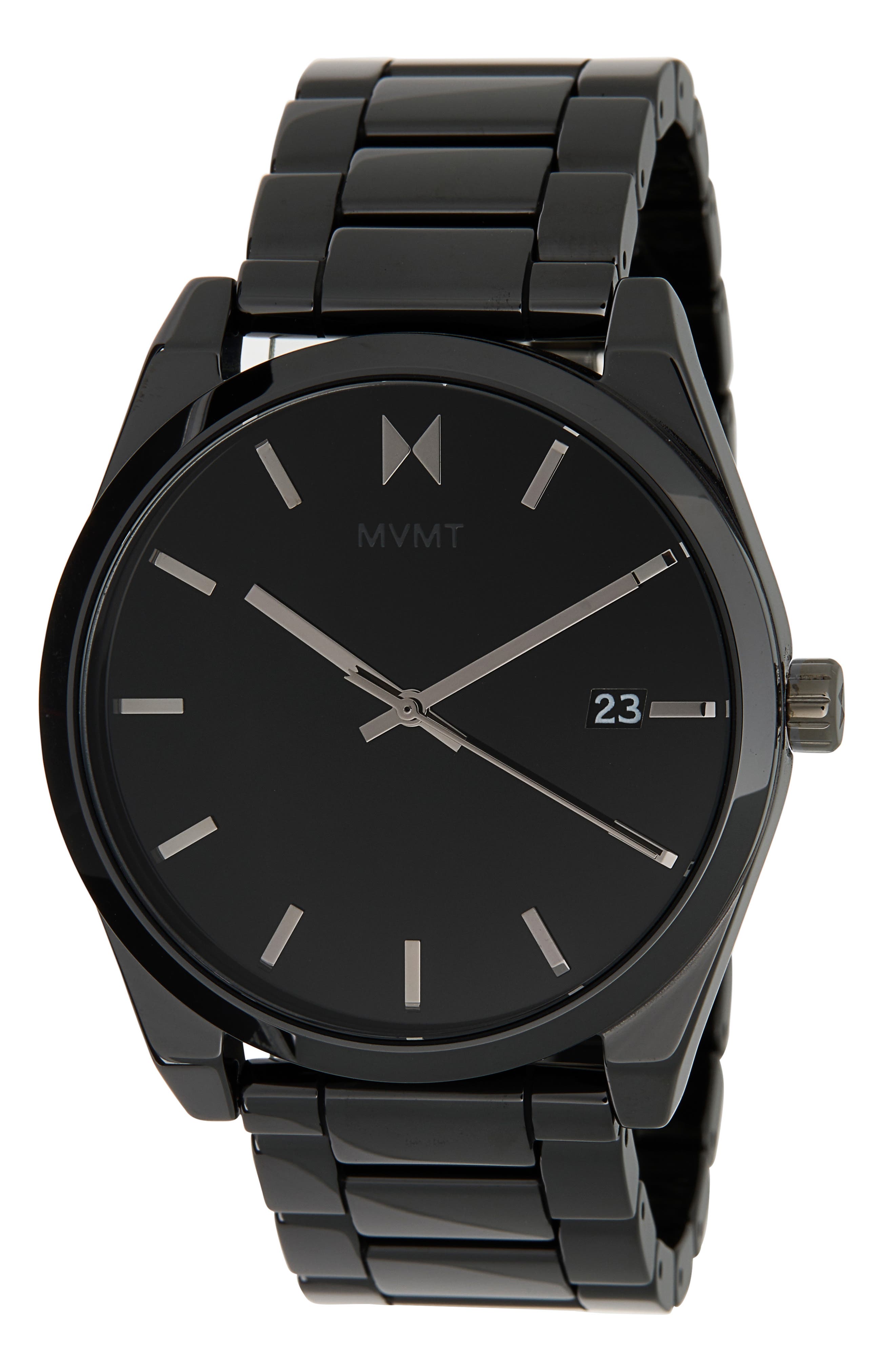 MVMT WATCHES Element Ceramic Quartz Bracelet Watch, 43mm
