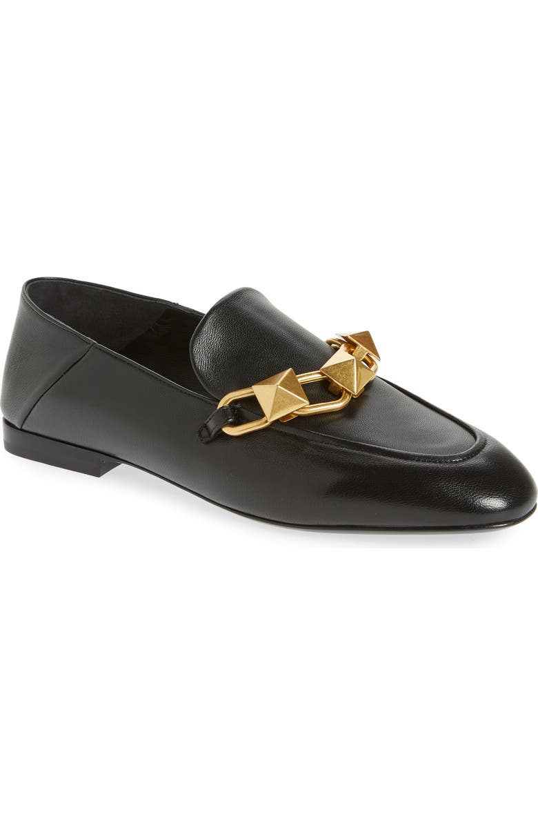 Valentino Garavani Rock Stud Flat, Main, color,