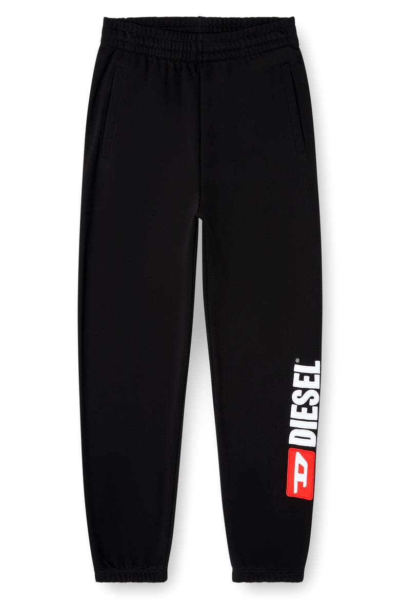 P-Marky-Div Regular Fit Cotton Sweatpants, Alternate, color, DEEP/ BLACK