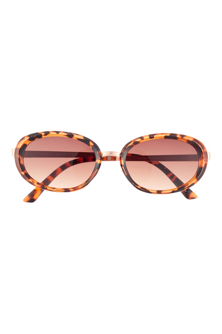 129mm Oval Sunglasses, Main, color, TORTOISE