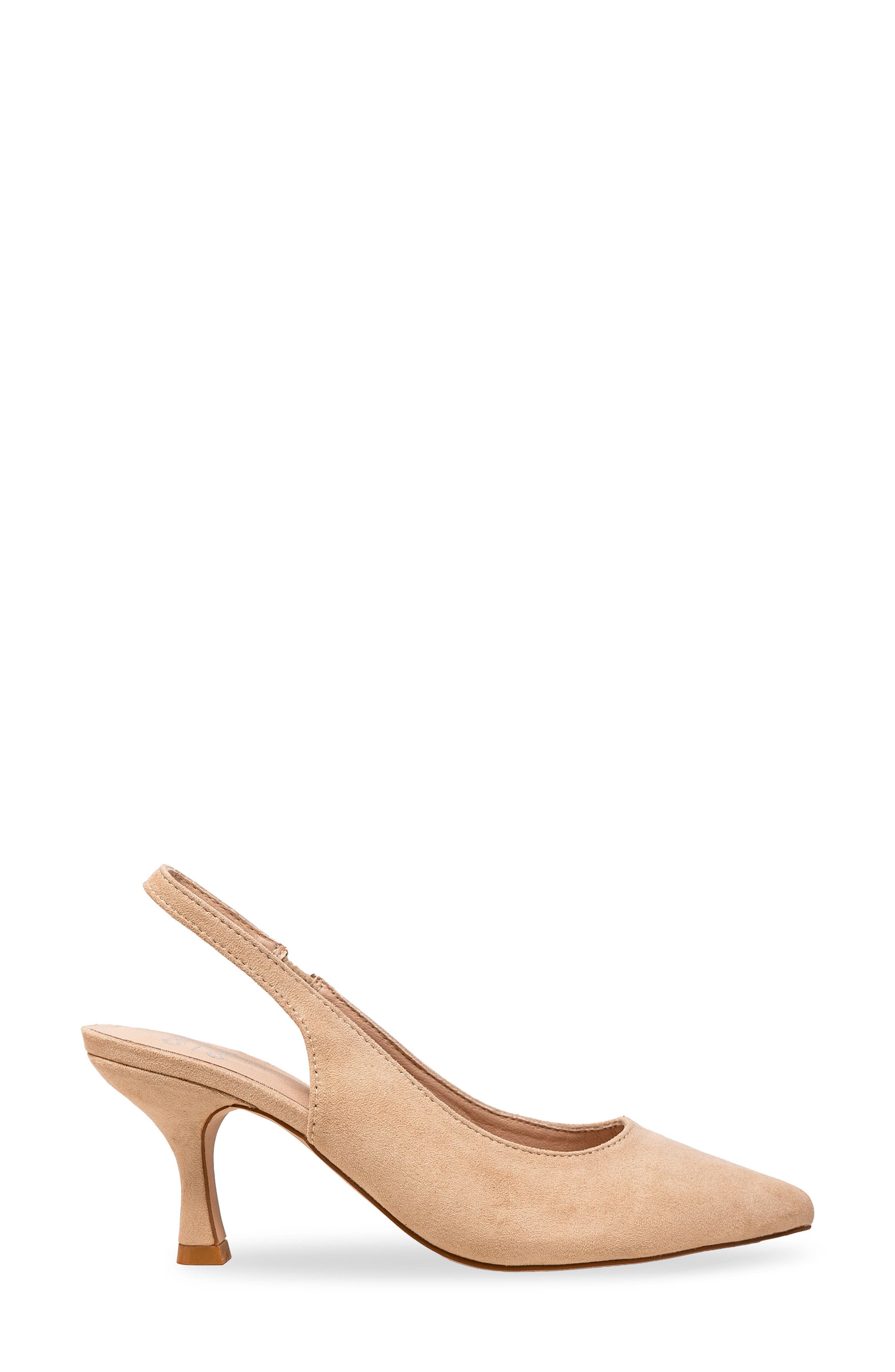 Alodia Pointed Toe Slingback Pump, Alternate, color, BEIGE SUEDE