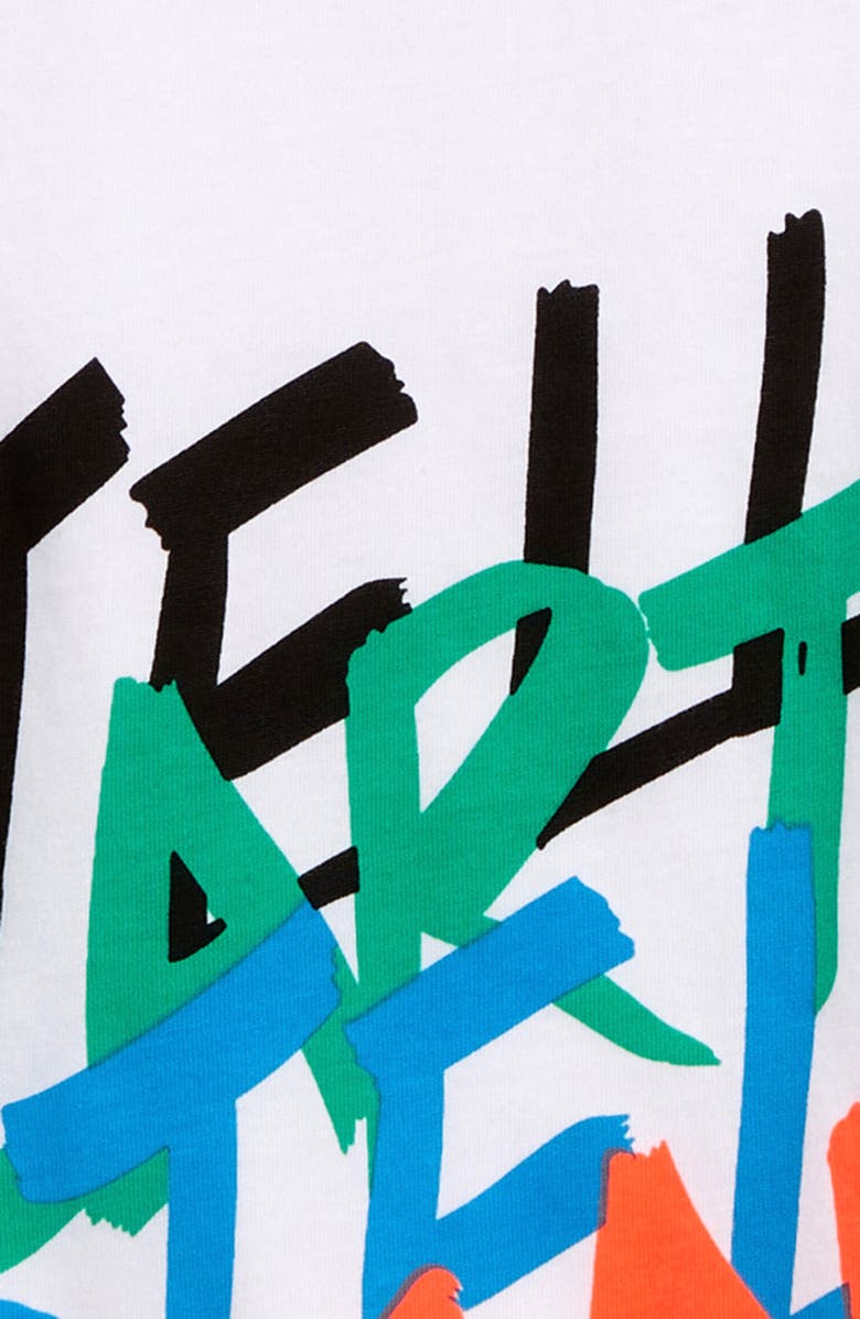 Stella McCartney Kids Kids' Scribble Cotton Logo Tee, Alternate, color, 